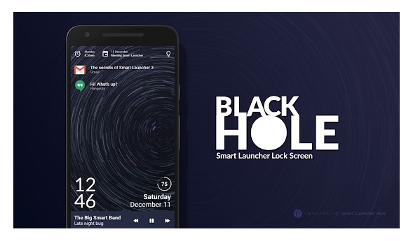 Black Hole - Lock screen