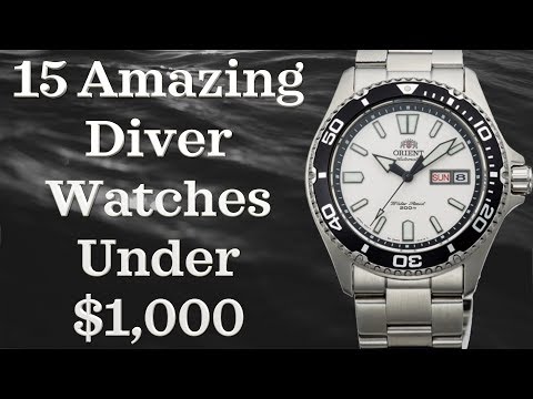 Best Diver Watches Under $1000 (Top 15 Watches)  | Best Divers 2018