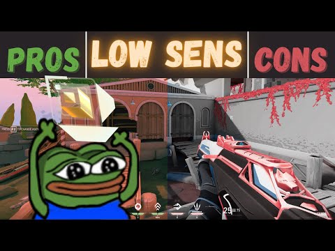 Why LOW SENSITIVITY is Used by PROS and RADIANTS (Low sens Valorant)